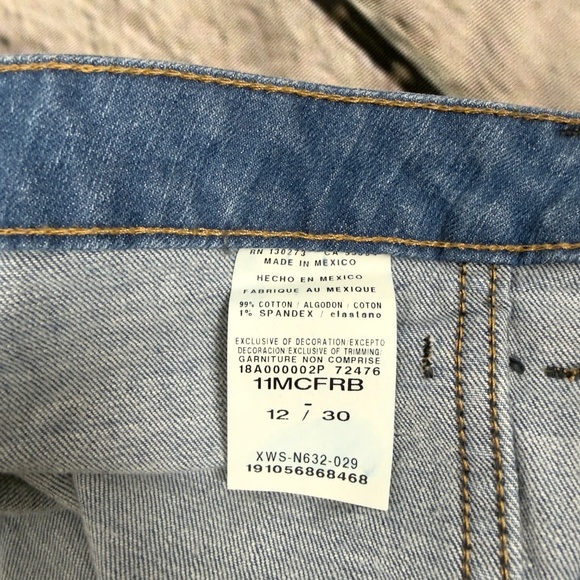 WRANGLER X MODCLOTH - Retro 70's Rainbow Pocket High Rise Jeans - 12 x 30 - Picture 6 of 11